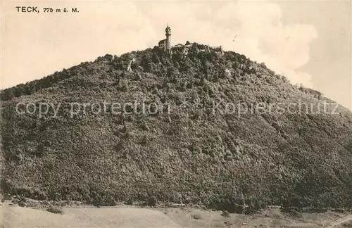 AK / Ansichtskarte Kirchheim_Teck Burgruine Teck Kirchheim Teck