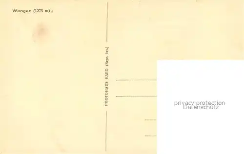AK / Ansichtskarte Wengen_BE Panorama Wengen_BE