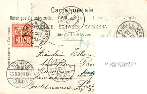 AK / Ansichtskarte Flueeli Ranft Ortsansicht mit Kirche Flueeli Ranft