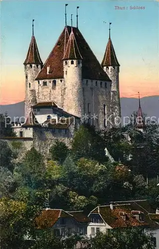 AK / Ansichtskarte Thun_BE Schloss Thun_BE