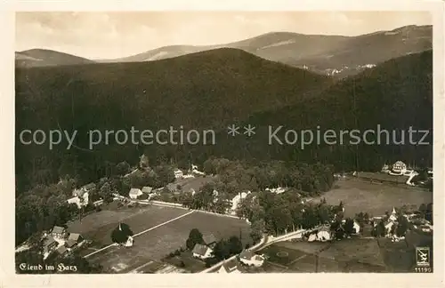 AK / Ansichtskarte Elend_Harz Fliegeraufnahme Elend_Harz