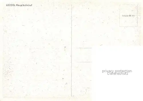 AK / Ansichtskarte Leipzig Hauptbahnhof Leipzig
