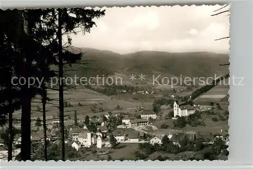 AK / Ansichtskarte Unterlinden_Simonswald Landschaftspanorama Simonswaeldertal Schwarzwald 