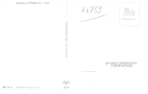 AK / Ansichtskarte Wolfstein_Pfalz  Wolfstein_Pfalz