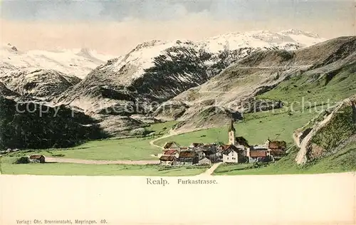 AK / Ansichtskarte Realp Furkastrasse Realp