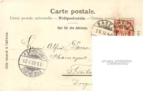 AK / Ansichtskarte Basel_BS Botanischer Garten Basel_BS