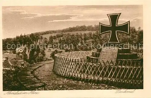 AK / Ansichtskarte Alexisbad_Harz Denkmal Alexisbad_Harz