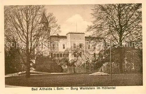 AK / Ansichtskarte Bad_Altheide Burg Waldstein  Bad_Altheide
