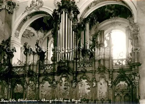 AK / Ansichtskarte Kirchenglocken Basilika Ottobeuren Chorgestuehl  Kirchenglocken