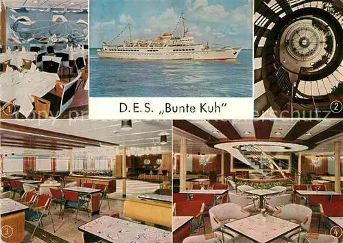 AK / Ansichtskarte Schiffe_Ships_Navires D.E.S. Bunte Kuh  Schiffe_Ships_Navires