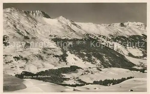 AK / Ansichtskarte Parpan mit Staetzerhorn Parpan