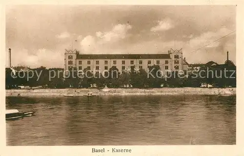 AK / Ansichtskarte Basel_BS Kaserne Basel_BS