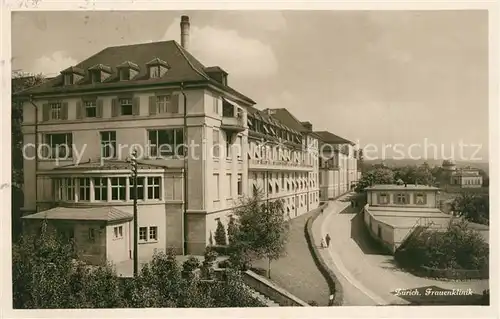 AK / Ansichtskarte Zuerich_ZH Frauenklinik Zuerich_ZH