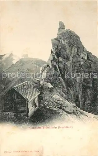 AK / Ansichtskarte Bluemlisalphuette_BE mit Hochtuerl Bluemlisalphuette BE