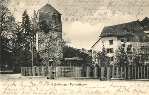 AK / Ansichtskarte Zofingen Pulverthurm Zofingen