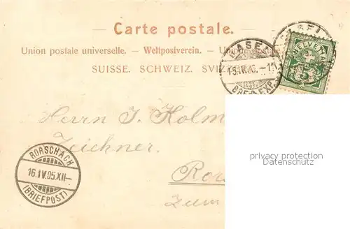 AK / Ansichtskarte Basel_BS St Johannthor Basel_BS