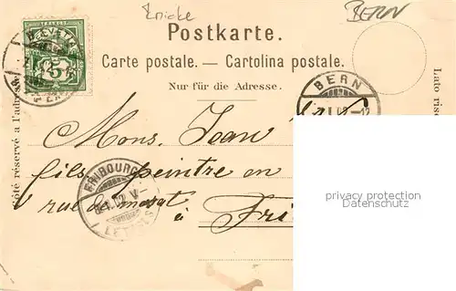 AK / Ansichtskarte Bern_BE Bruecke Dom Bern_BE