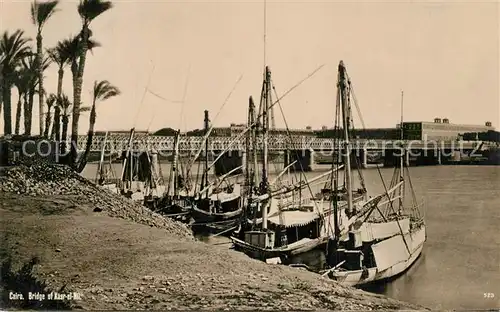AK / Ansichtskarte Cairo_Egypt Bridge of Kasr el Nil Cairo Egypt