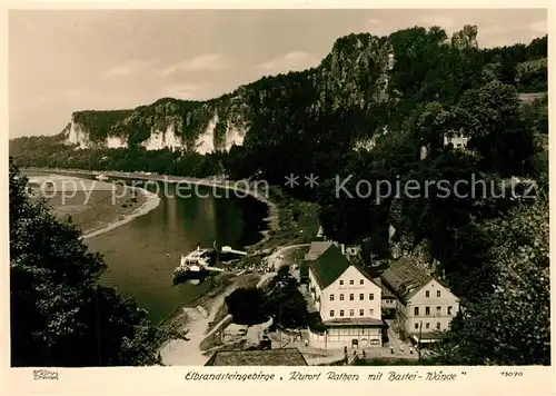 AK / Ansichtskarte Foto_Hahn_Nr. 13070 Rathen Basteiwaende  Foto_Hahn_Nr.