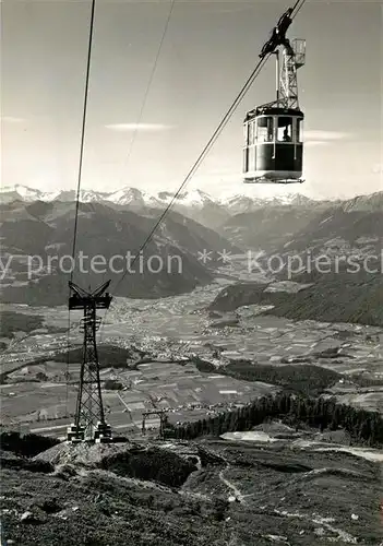 AK / Ansichtskarte Seilbahn Funivia Plan de Corones Brunico  Seilbahn