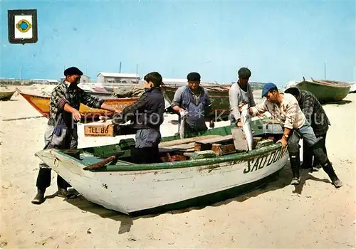 AK / Ansichtskarte Fischerei Pescadores Poveiros Portugal  Fischerei
