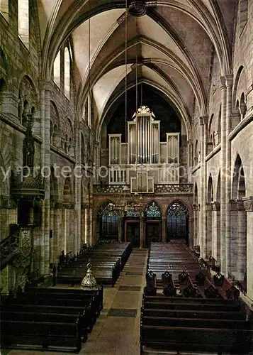 AK / Ansichtskarte Kirchenorgel Basel Muenster  Kirchenorgel