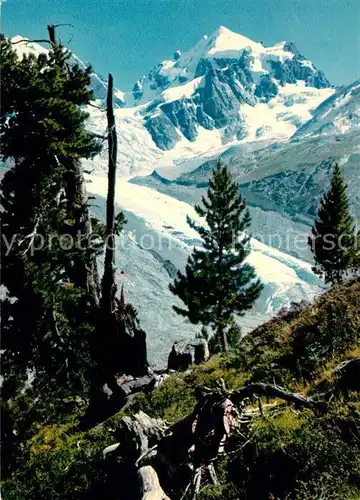 AK / Ansichtskarte Gletscher Tschiervagletscher Piz Roseg  Gletscher