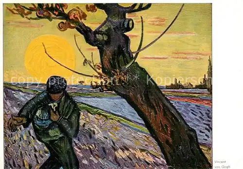AK / Ansichtskarte Van_Gogh_Vincent Der Saemann  Van_Gogh_Vincent