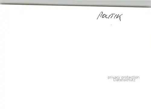 AK / Ansichtskarte Politiker Annemarie Renger Autogramm  Politiker