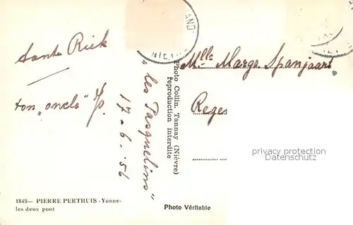 AK / Ansichtskarte Pierre_Pertuis Les deux pont Pierre Pertuis