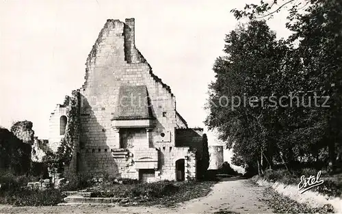 AK / Ansichtskarte Chinon_Indre_et_Loire Chateau Burgruine Chinon_Indre_et_Loire