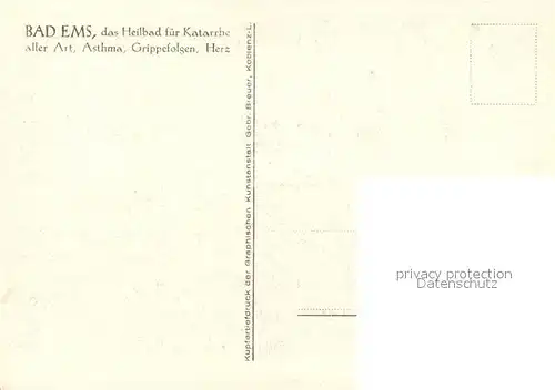 AK / Ansichtskarte Bad_Ems Villenviertel Quellenturm Bad_Ems