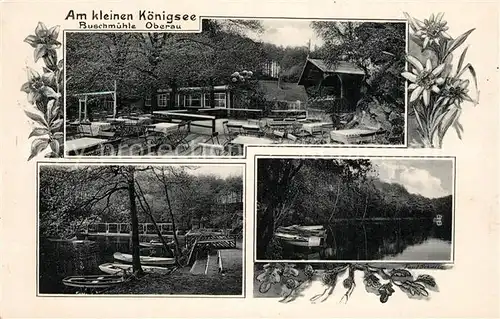 AK / Ansichtskarte Oberau_Niederau Buschmuehle Klein Koenigsee  Oberau Niederau