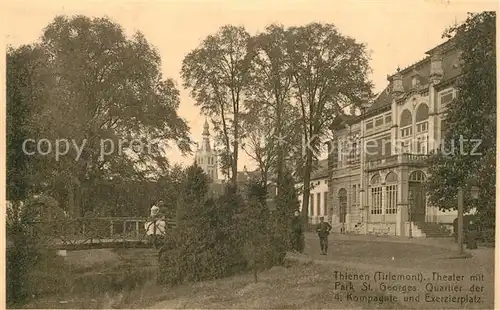 AK / Ansichtskarte Tirlemont Theater Park St Georges  Tirlemont