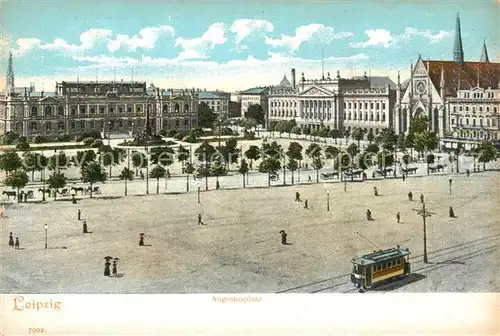 AK / Ansichtskarte Leipzig Augustusplatz Leipzig