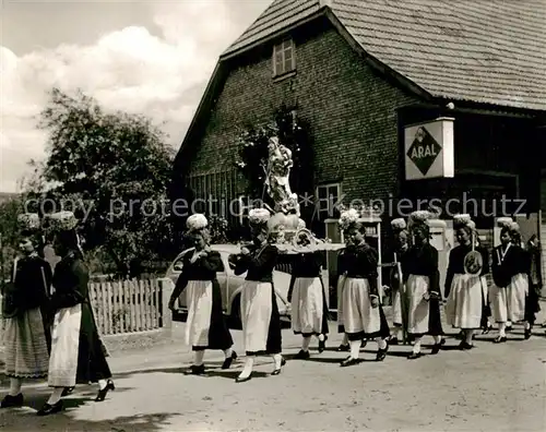 AK / Ansichtskarte St_Maergen Tracht St_Maergen