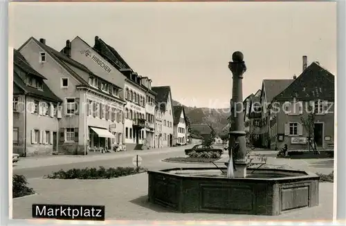 AK / Ansichtskarte Sulzburg_Freiburg Marktplatz Sulzburg Freiburg
