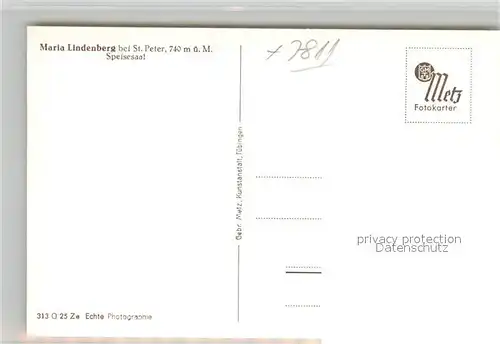 AK / Ansichtskarte St_Peter_Schwarzwald Maria Lindenberg St_Peter_Schwarzwald