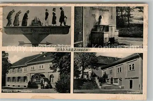 AK / Ansichtskarte Bad_Krozingen Thermalbad Bad_Krozingen
