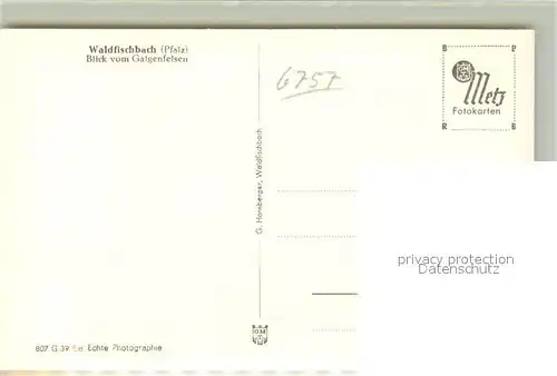 AK / Ansichtskarte Waldfischbach Burgalben  Waldfischbach Burgalben