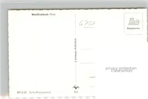 AK / Ansichtskarte Waldfischbach Burgalben  Waldfischbach Burgalben