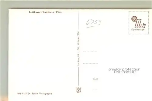 AK / Ansichtskarte Wolfstein_Pfalz  Wolfstein_Pfalz