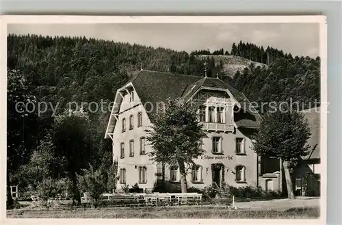 AK / Ansichtskarte Bleibach Gasthaus Schwarzwaelder Hof Bleibach