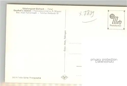 AK / Ansichtskarte Bleibach  Bleibach