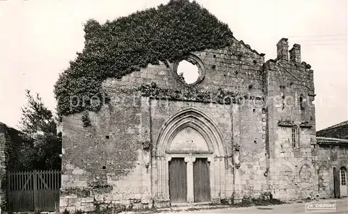 AK / Ansichtskarte Saint Emilion Porte des Cordeliers Chapelle Saint Emilion