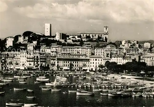 AK / Ansichtskarte Cannes_Alpes Maritimes Le Port et le Suquet Cannes Alpes Maritimes