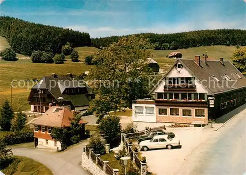 AK / Ansichtskarte Fischbach_Schluchsee Gasthof Hirschen mit Gaestehaus Talblick Fischbach Schluchsee