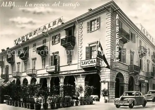 AK / Ansichtskarte Alba_Adriatica Piazza Savona Hotel Morra Alba Adriatica