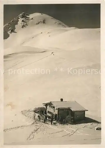 AK / Ansichtskarte Arosa_GR Weisshornhuette Arosa_GR