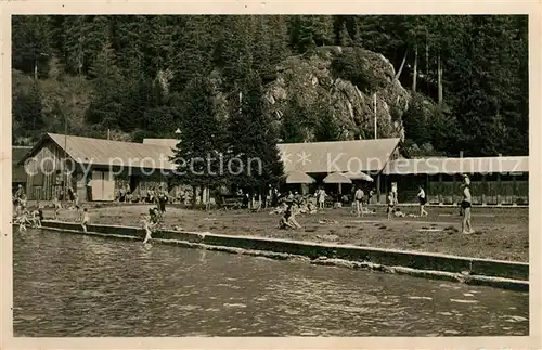 AK / Ansichtskarte Davos_GR Strandbad Davos_GR